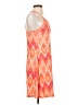Tehama Print Orange Cocktail Dress Size S - photo 4