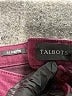 Talbots Color Block Burgundy Jeans Size 8 - photo 7