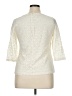 Talbots Damask Ivory 3/4 Sleeve Top Size XL Petite - photo 2
