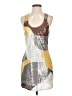Marciano 100% Polyester Graphic Silver Cocktail Dress Size S - photo 1