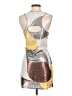 Marciano 100% Polyester Graphic Silver Cocktail Dress Size S - photo 2
