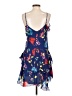 Parker Floral Blue Cocktail Dress Size S - photo 2
