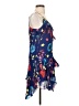 Parker Floral Blue Cocktail Dress Size S - photo 4
