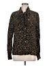 Scotch & Soda Animal Print Black Long Sleeve Button-Down Shirt Size Med (2) - photo 1