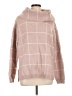 Hem & Thread Plaid Pink Turtleneck Sweater Size L - photo 1
