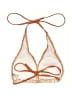 Zaful Tweed Tan Swimsuit Top Size 6 - photo 2