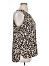 Halogen 100% Polyester Ivory Sleeveless Blouse Size XL - photo 4