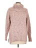 Liz Claiborne Tweed Pink Turtleneck Sweater Size L - photo 1