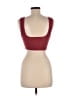 Unbranded Burgundy Sleeveless Top Size L - photo 2