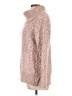 Liz Claiborne Tweed Pink Turtleneck Sweater Size L - photo 5