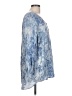 Soft Surroundings 100% Tencel Blue 3/4 Sleeve Blouse Size L - photo 4