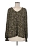 CAbi 100% Polyester Green Long Sleeve Blouse Size M - photo 1