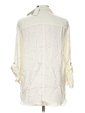 CALVIN KLEIN JEANS 3/4 Sleeve Button-Down Shirt (view 2)
