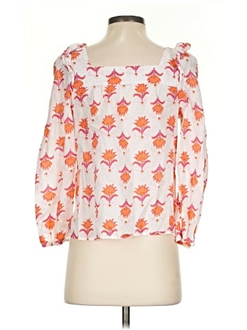 J.Crew Factory Store 3/4 Sleeve Blouse (view 2)