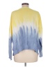 Fate 100% Cotton Tie-dye Yellow Pullover Sweater Size M - photo 2