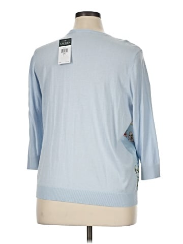 Lauren by Ralph Lauren 3/4 Sleeve T-Shirt (view 2)