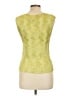 Rafael 100% Polyester Yellow Sleeveless Top Size L - photo 2