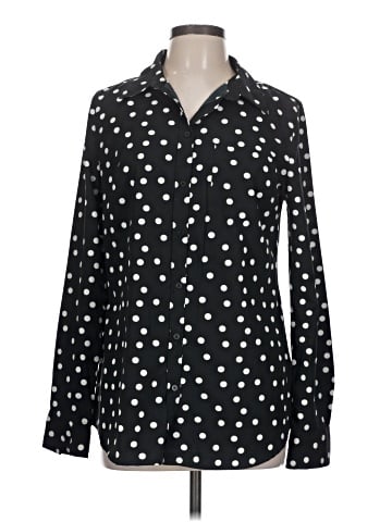 Merona Long Sleeve Blouse (view 1)