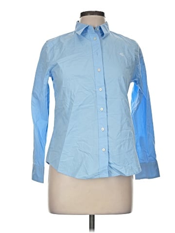 Lauren by Ralph Lauren Long Sleeve Button-Down Shirt (view 1)