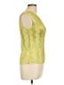 Rafael 100% Polyester Yellow Sleeveless Top Size L - photo 4