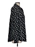 Merona 100% Polyester Polka Dots Black Long Sleeve Blouse Size L - photo 4