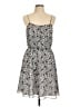 Ann Taylor LOFT 100% Polyester Paisley Gray Casual Dress Size M - photo 1