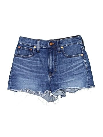 Madewell The Perfect Jean Short in Bartow Wash: TENCEL&trade; Denim Edition (view 1)