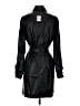 DKNY 100% Polyester Black Trenchcoat Size XS - photo 2