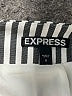 Express Stripes Gray Casual Skirt Size 8 - photo 4