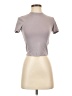 Zara Gray Short Sleeve Turtleneck Size S - photo 1