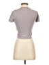 Zara Gray Short Sleeve Turtleneck Size S - photo 2
