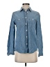 Point Sur Blue Long Sleeve Button-Down Shirt Size 2 - photo 1