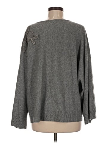 Lafayette 148 New York Cashmere Pullover Sweater (view 2)