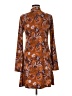 Mudd Paisley Brown Casual Dress Size M - photo 2