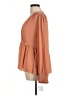 Ro & De Orange Long Sleeve Blouse Size M - photo 5