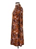 Mudd Paisley Brown Casual Dress Size M - photo 5