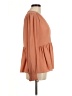 Ro & De Orange Long Sleeve Blouse Size M - photo 4