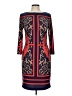 Cache Print Red Cocktail Dress Size L - photo 1