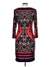 Cache Print Red Cocktail Dress Size L - photo 2