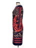 Cache Print Red Cocktail Dress Size L - photo 5