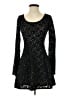Alya 100% Polyester Stars Black Cocktail Dress Size XS - photo 1