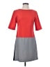 Eliza J Color Block Red Casual Dress Size 4 - photo 1
