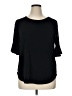 Green Envelope Black 3/4 Sleeve Top Size 1X - photo 1