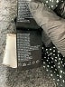 H&M 100% Polyester Polka Dots Black Long Sleeve Blouse Size 10 - photo 8