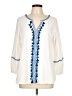 Boden White Ivory 3/4 Sleeve Blouse Size L - photo 1