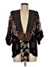 Sterling Styles Animal Print Brown Blazer One size - photo 1
