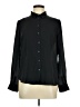 New Look 100% Polyester Black Long Sleeve Blouse Size 6 - photo 1