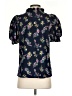 Ann Taylor LOFT Floral Blue Short Sleeve Blouse Size S (petite) - photo 2