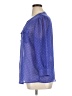 Gap Outlet Blue 3/4 Sleeve Blouse Size XL - photo 5