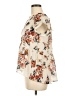 Xhilaration Floral Ivory Short Sleeve Blouse Size M - photo 5
